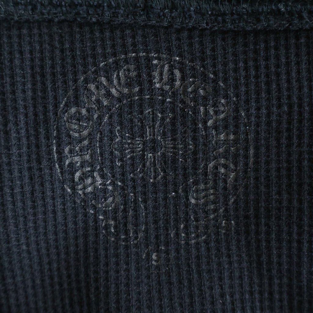 CHROME HEARTS(クロムハーツ) OLD THRML HD ZIP 裏地サーマル アームプリント バックスクロールラベル ダガージップアップフーディ パーカー ブラック