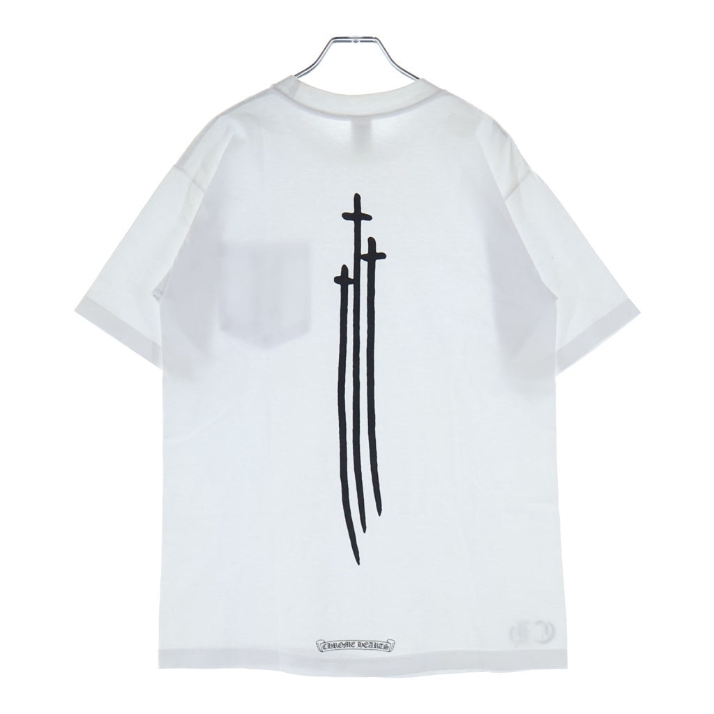 CHROME HEARTS(クロムハーツ) OLD RS3 オールド RS3プリント 半袖Tシャツ カットソー ホワイト