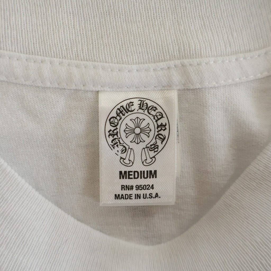 CHROME HEARTS(クロムハーツ) OLD RS3 オールド RS3プリント 半袖Tシャツ カットソー ホワイト