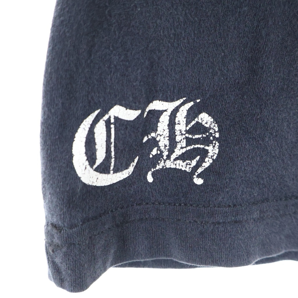 CHROME HEARTS(クロムハーツ) OLD ×The Rolling Stones Lip&Tongue Horseshoe オールド ローリングストーンズ リップ&タン ホースシュー 半袖Tシャツ カットソー ブラック