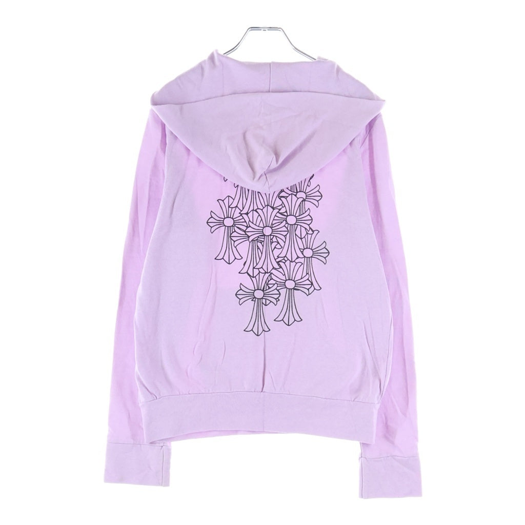 CHROME HEARTS(クロムハーツ) OLD CEMETERY オールド セメタリークロス プルオーバーフーディ パーカー パープル レディース