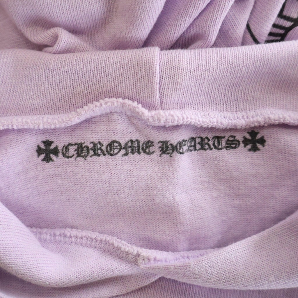CHROME HEARTS(クロムハーツ) OLD CEMETERY オールド セメタリークロス プルオーバーフーディ パーカー パープル レディース