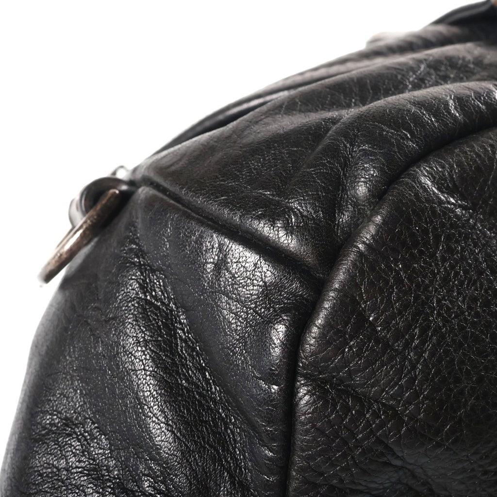 CHROME HEARTS(クロムハーツ) #1 SNAT PACK スナットパック ダガージップ ガンスリンガーベルト レザーウエストバッグ ブラック BCA378 レディース