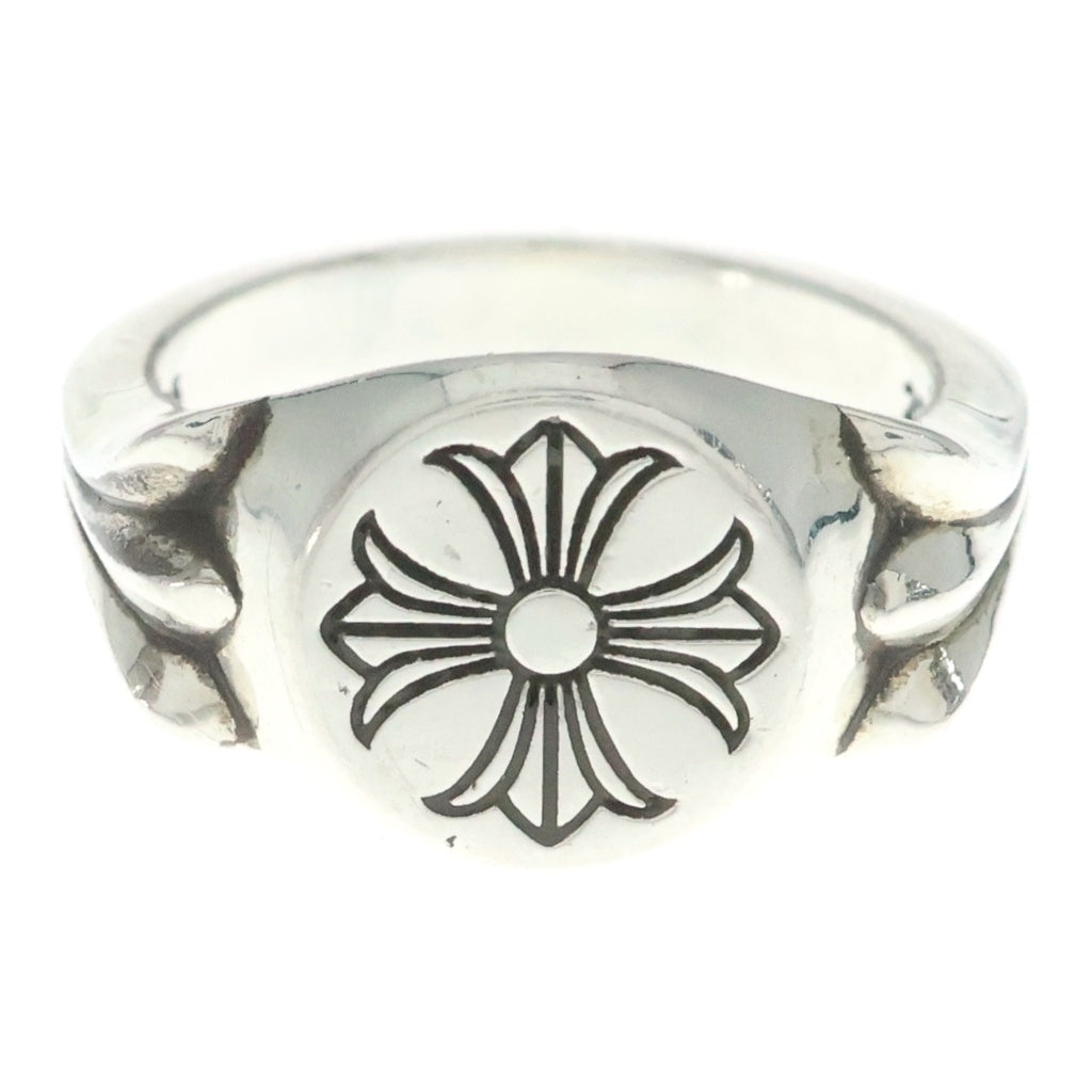 CHROME HEARTS(クロムハーツ) CH PLUS FLAT TOP CHプラス フラットトップ リング シルバー