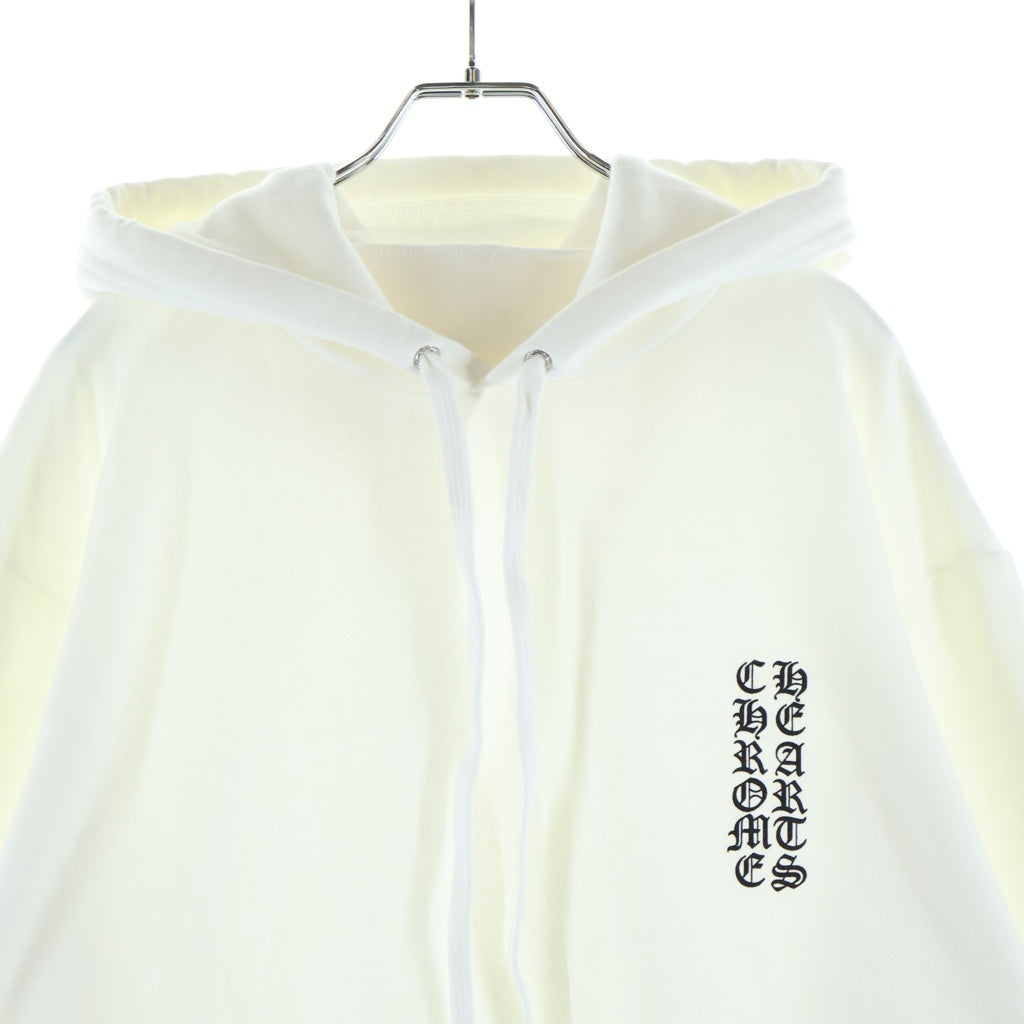 CHROME HEARTS(クロムハーツ) SWTSHRT PLVR アームロゴプリントプルオーバーパーカー ホワイト