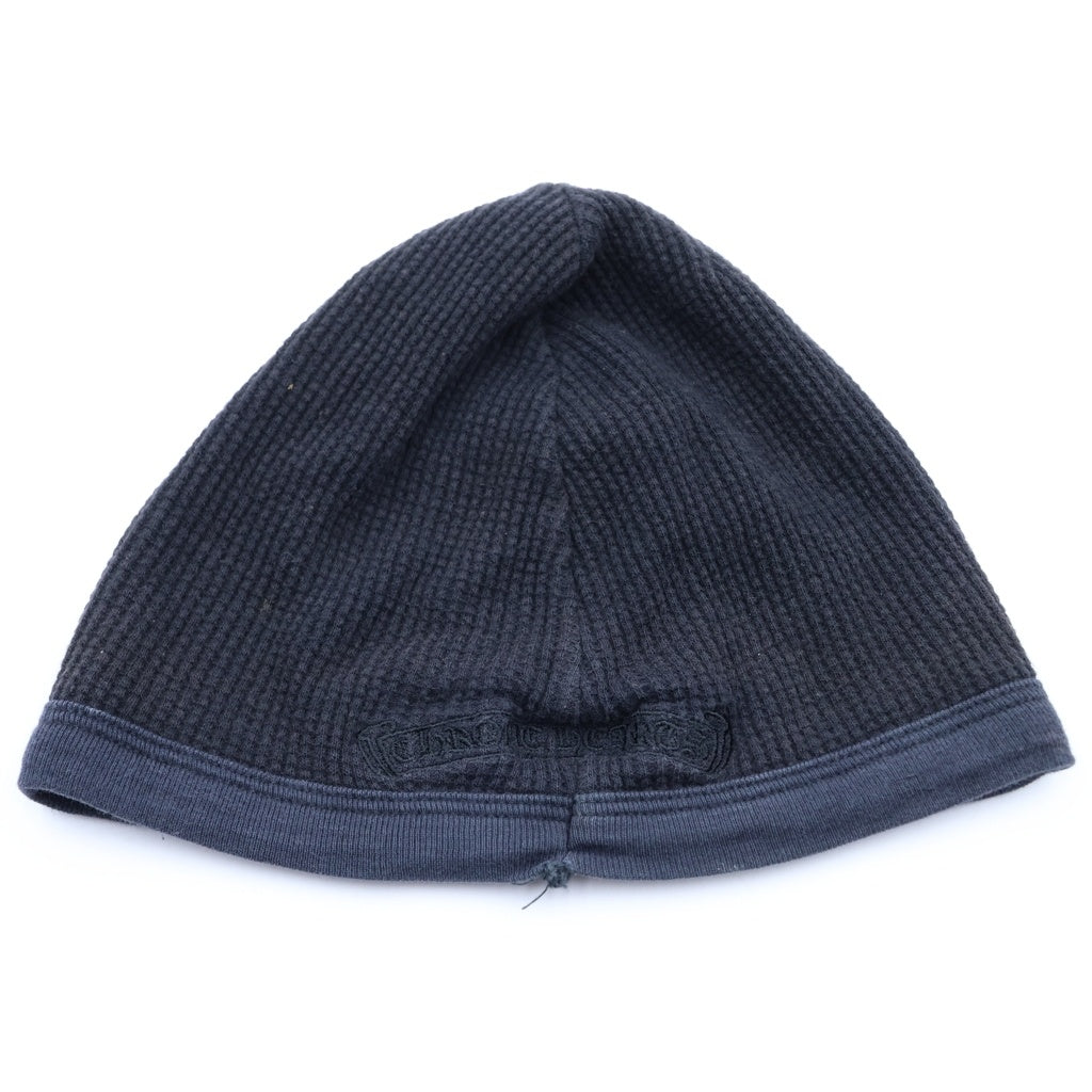 CHROME HEARTS(クロムハーツ) OLD THERMAL BEANIE オールド CHクロス刺繍 サーマル ビーニー ニット帽 キャップ ブラック