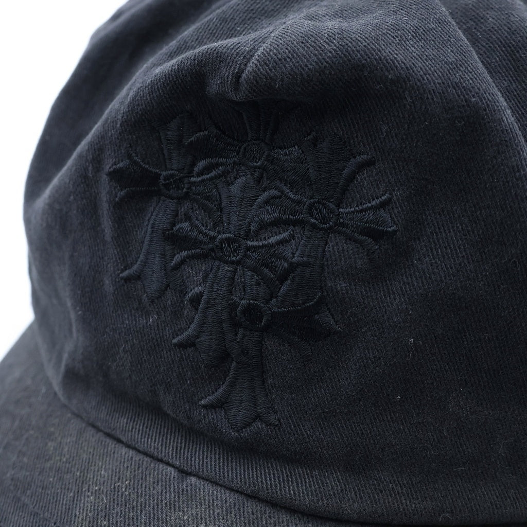CHROME HEARTS(クロムハーツ) OLD CEMETERY CAP オールド セメタリークロス刺繍 キャップ ブラック