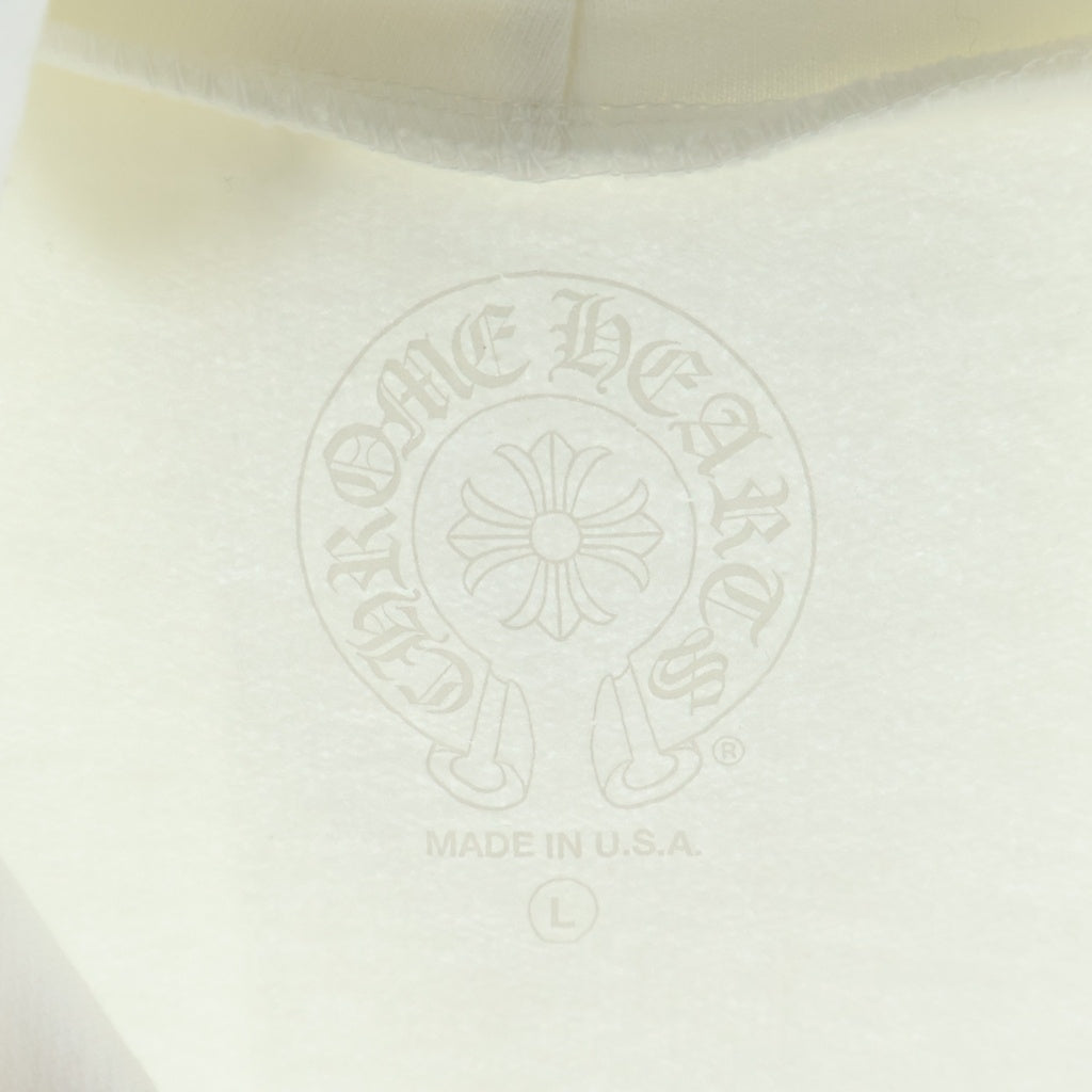 CHROME HEARTS(クロムハーツ) SWTSHRT PLVR オンライン限定パーカー シルバー/ホワイト