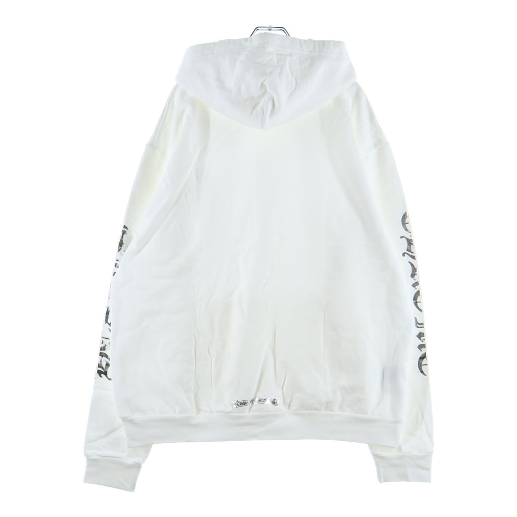 CHROME HEARTS(クロムハーツ) SWTSHRT PLVR オンライン限定パーカー シルバー/ホワイト