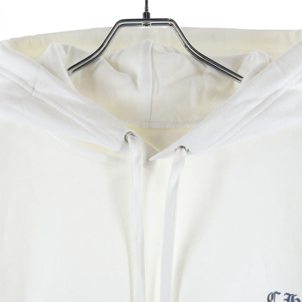 CHROME HEARTS(クロムハーツ) SWTSHRT PLVR オンライン限定パーカー シルバー/ホワイト