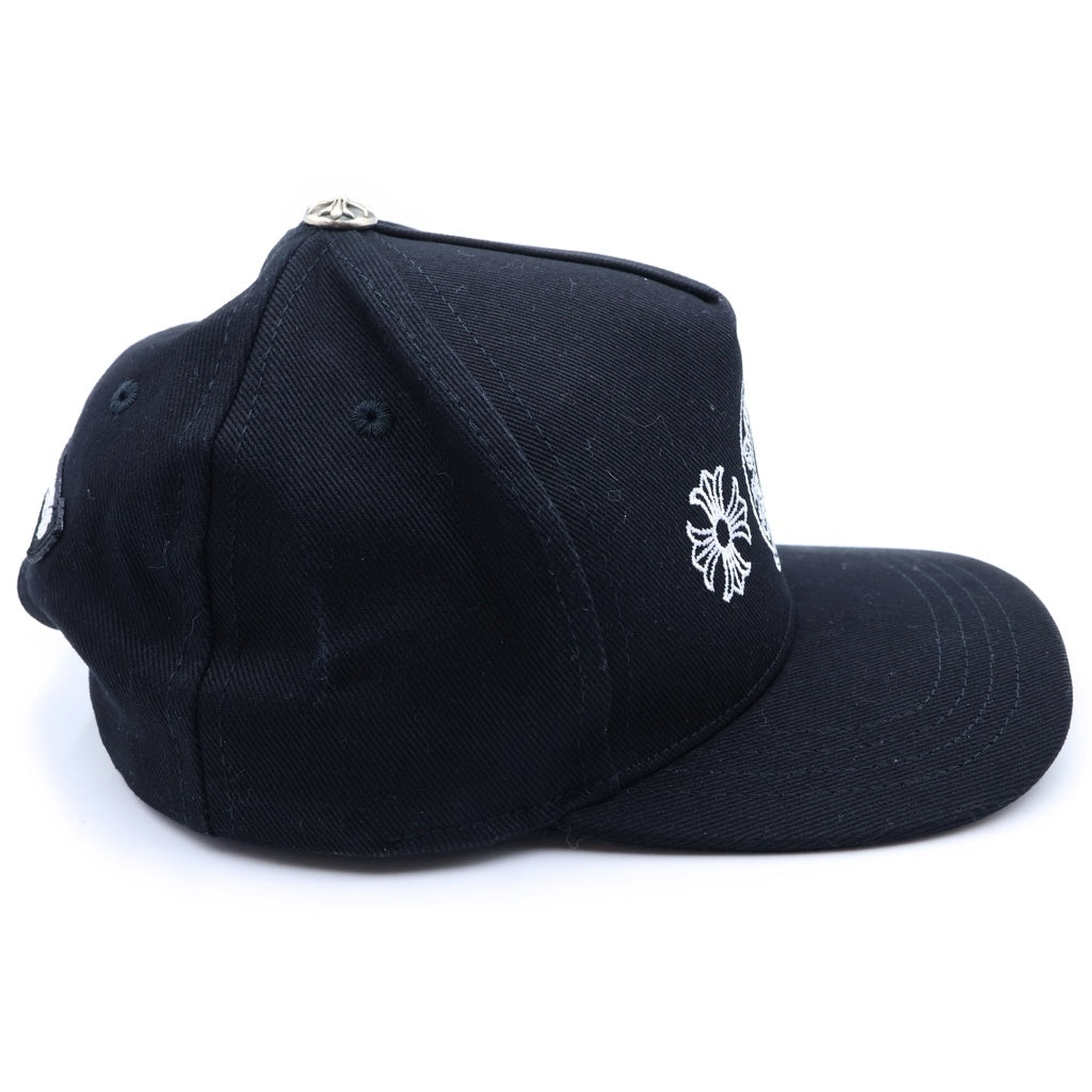 CHROME HEARTS(クロムハーツ) TRUCKER CAP デニムトラッカー ホースシュー刺繍 キャップ 帽子 ブラック