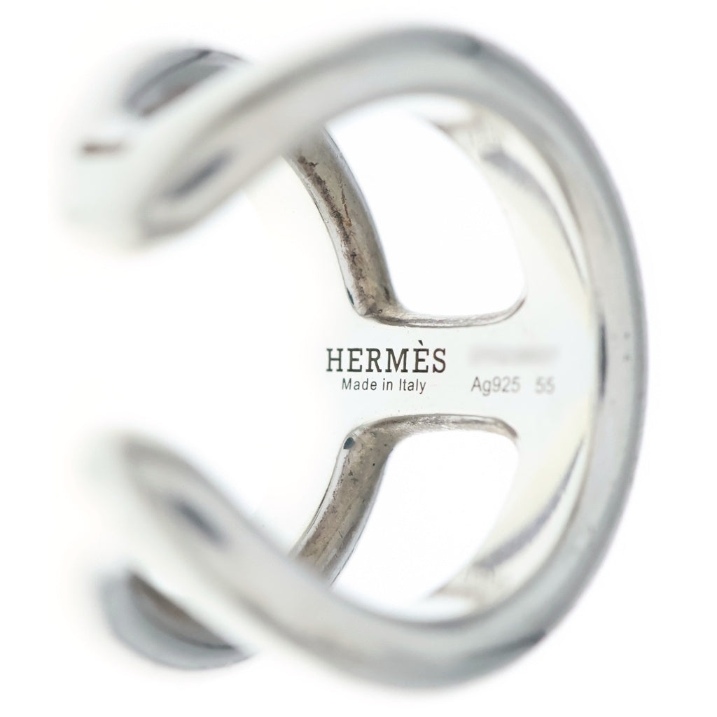 HERMES(エルメス) オスモズGM リング SV925 シルバー #55
