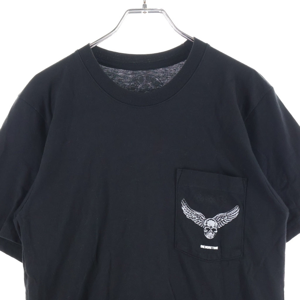 CHROME HEARTS(クロムハーツ) ×AEROSMITH エアロスミス 青山限定 FOTI プリント 半袖Tシャツ カットソー ブラック
