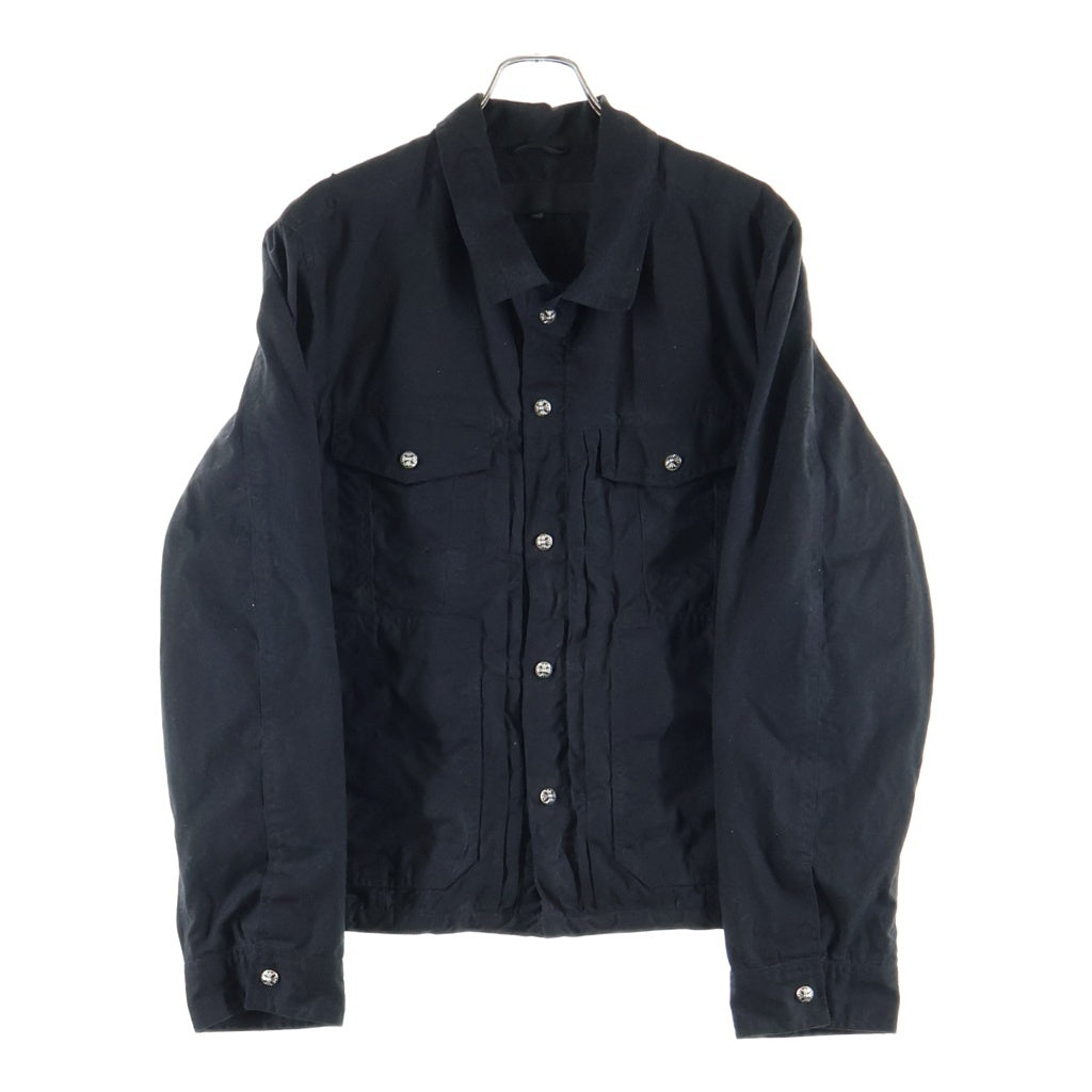 CHROME HEARTS(クロムハーツ) WHIPLASH ウィップラッシュ クロスボールボタンオイル加工デニムジャケット ブラック