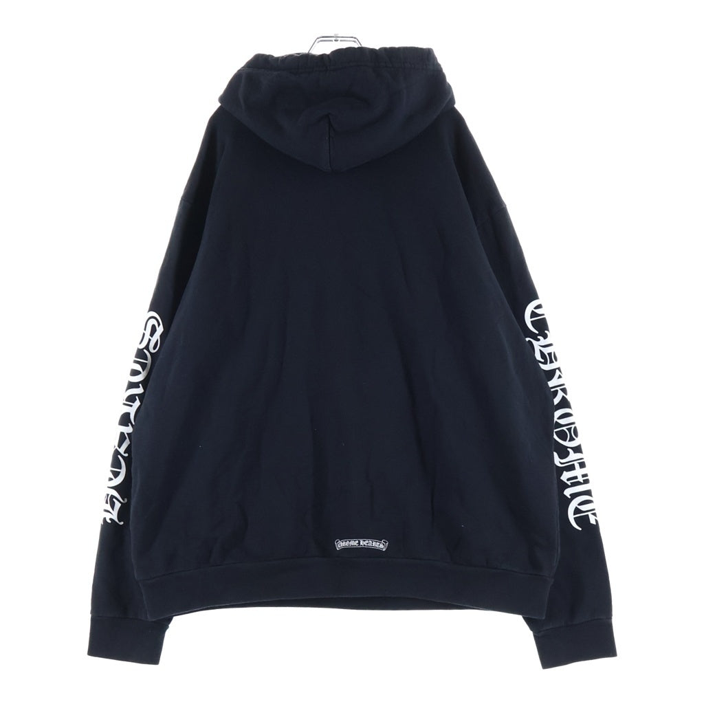 CHROME HEARTS(クロムハーツ) SWTSHRT HD PLVR アームロゴ プルオーバースウェットパーカー フーディー ブラック