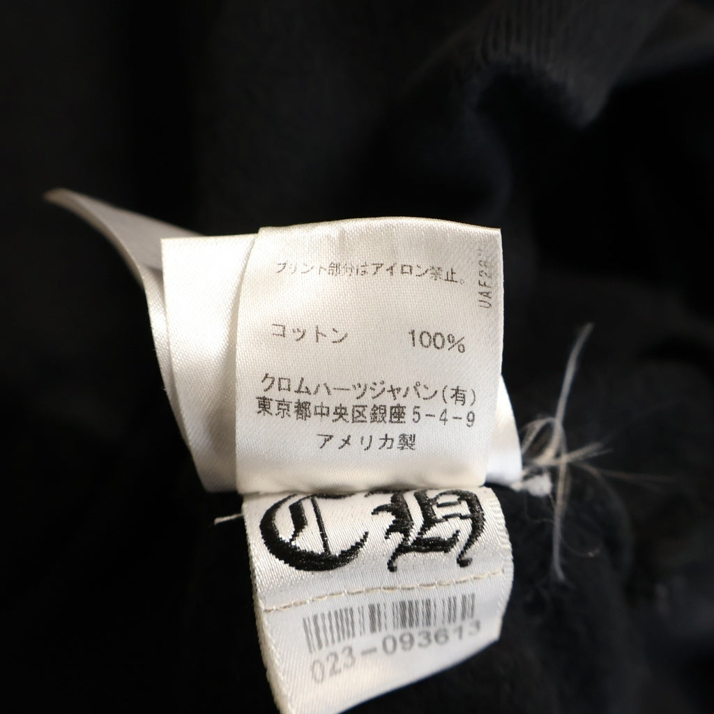 CHROME HEARTS(クロムハーツ) SWTSHRT HD PLVR アームロゴ プルオーバースウェットパーカー フーディー ブラック