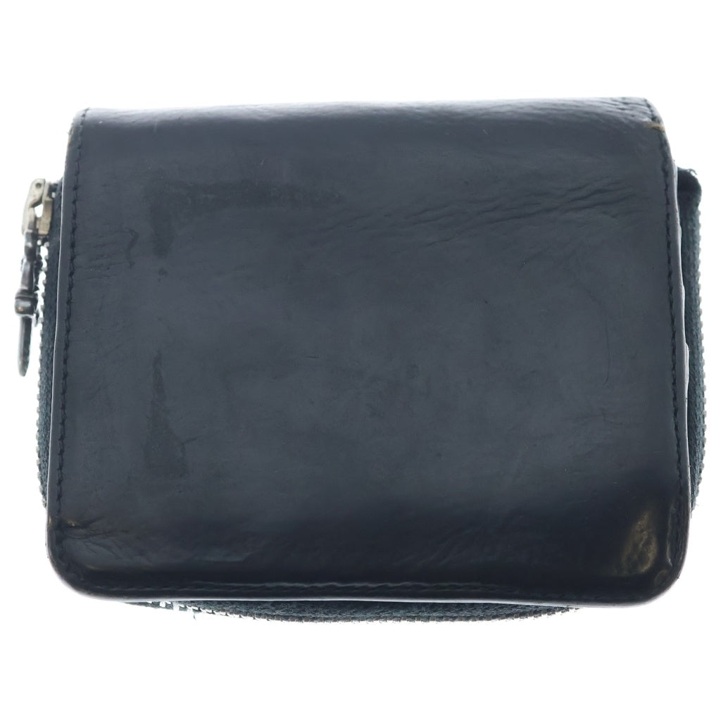 CHROME HEARTS(クロムハーツ) SQ ZIP BILL スクエアジップビル レザーウォレット 財布 ブラック