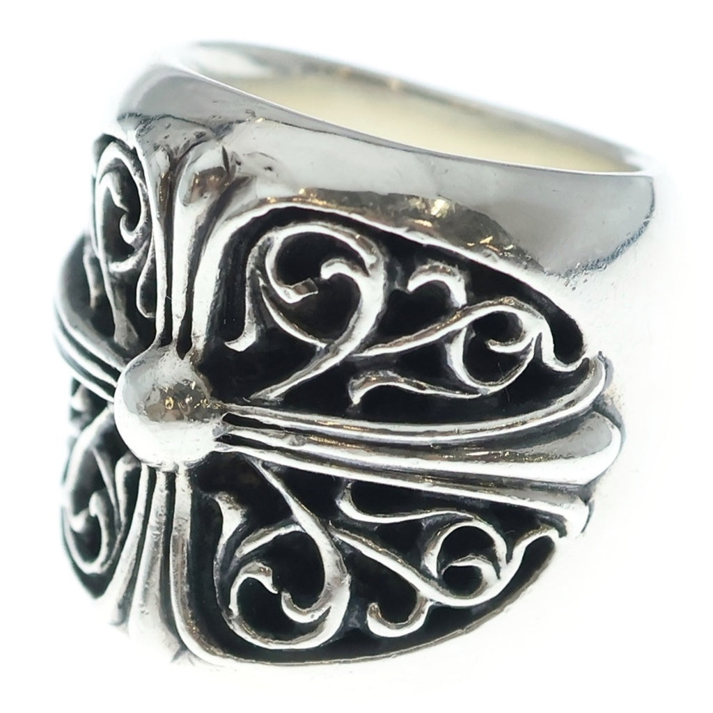 CHROME HEARTS(クロムハーツ) CLASSIC OVAL クラシックオーバルクロス リング シルバー BCA340