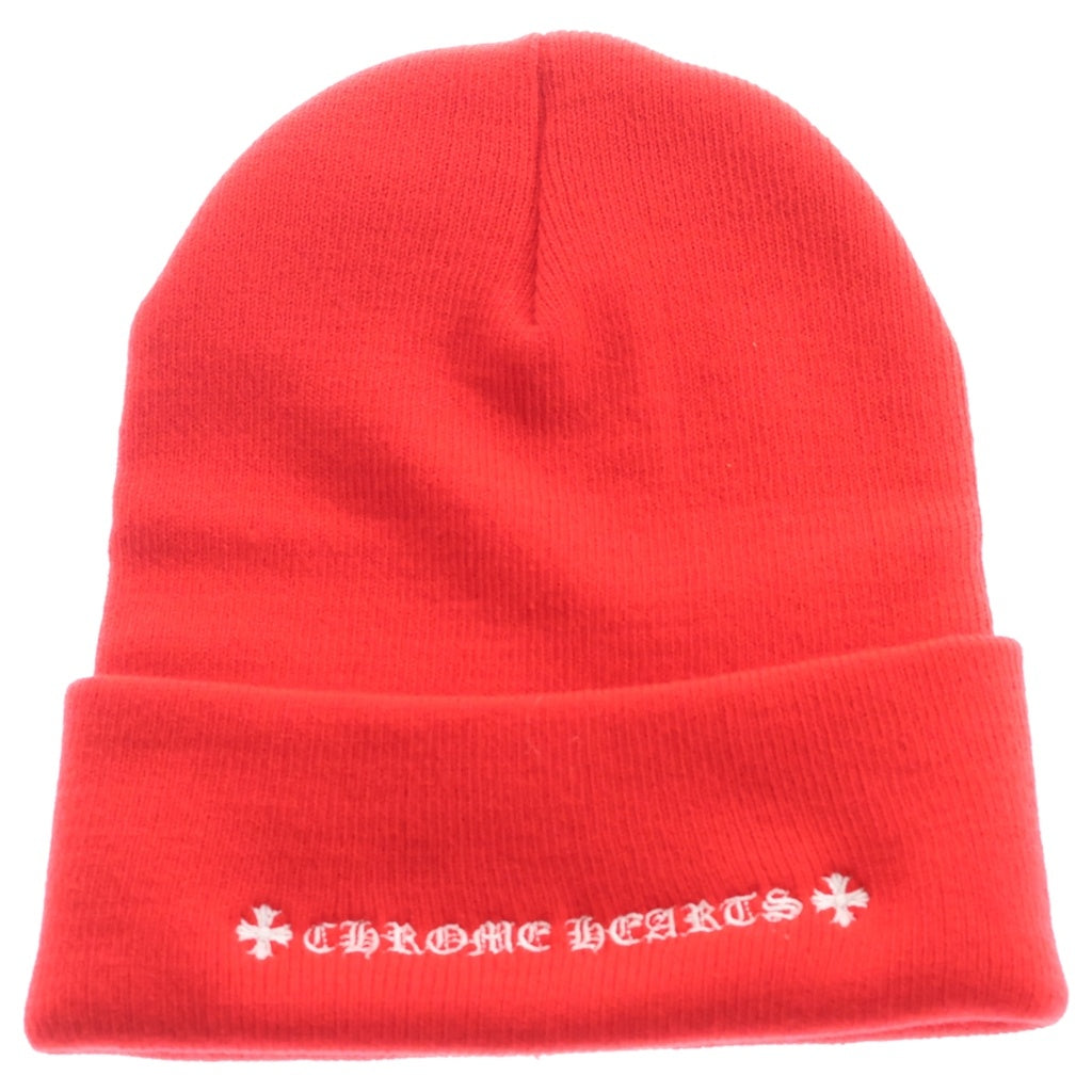 CHROME HEARTS(クロムハーツ) WATCH CAP ワッチキャップ ロゴ刺繍ビーニーニット帽子