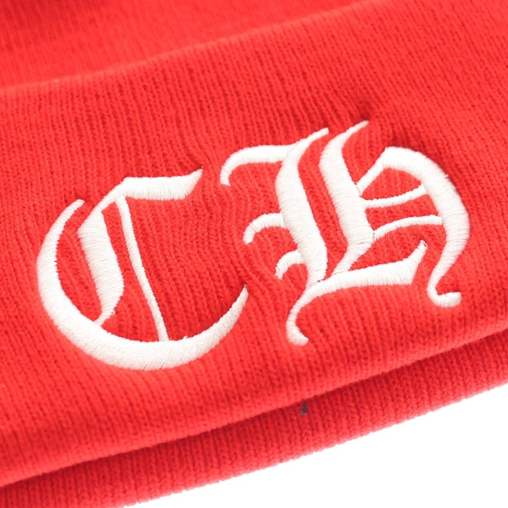 CHROME HEARTS(クロムハーツ) WATCH CAP ワッチキャップ ロゴ刺繍ビーニーニット帽子