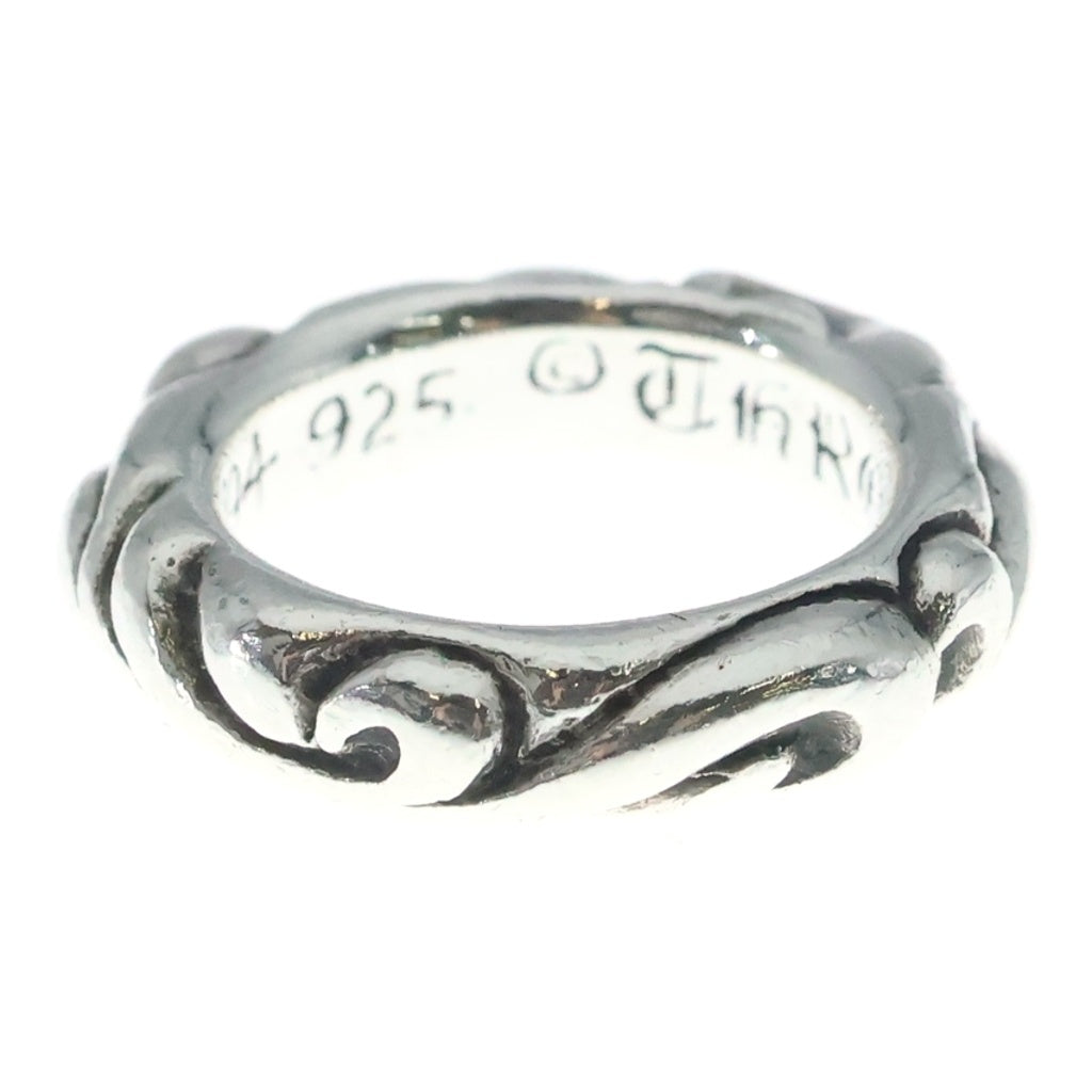 CHROME HEARTS(クロムハーツ) SCRL BAND スクロールバンド リング シルバー BCA351