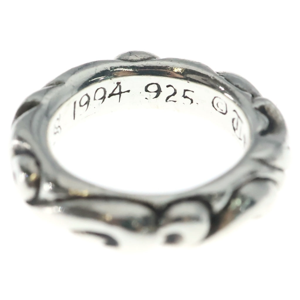 CHROME HEARTS(クロムハーツ) SCRL BAND スクロールバンド リング シルバー BCA351