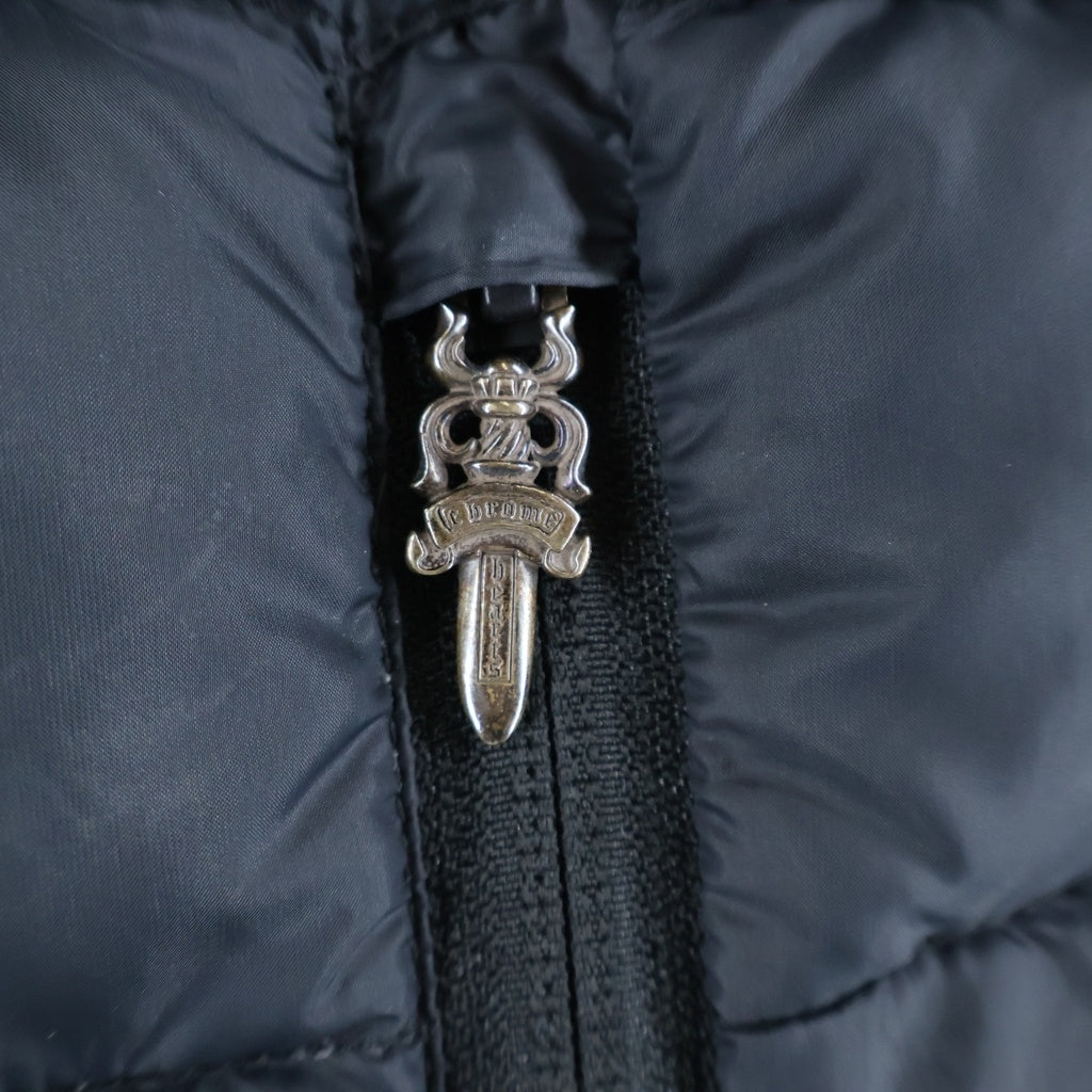 CHROME HEARTS(クロムハーツ) フード付き ダガージップナイロンダウンベスト