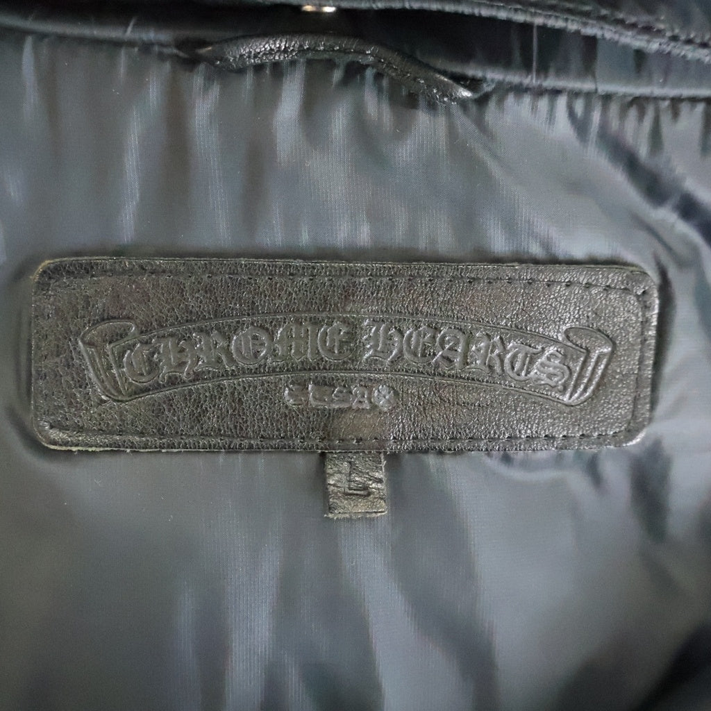 CHROME HEARTS(クロムハーツ) フード付き ダガージップナイロンダウンベスト