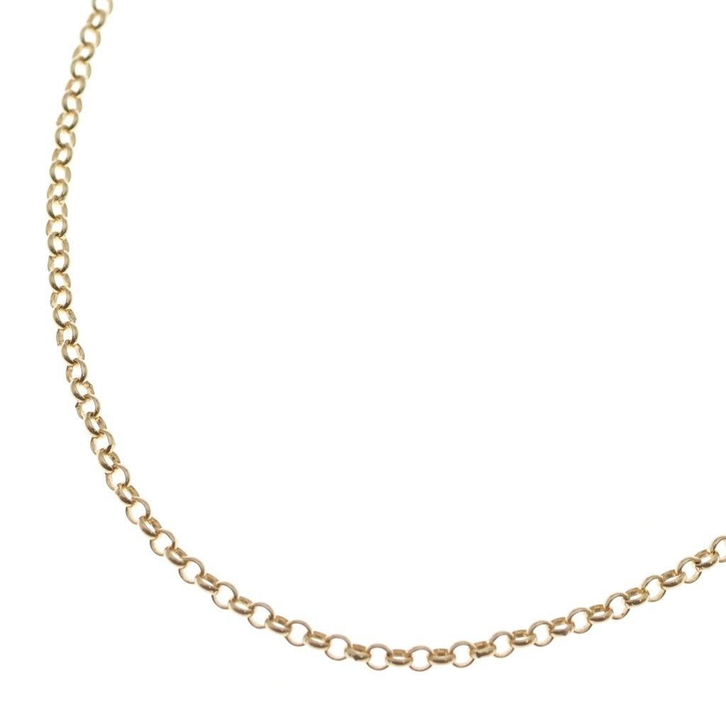 CHROME HEARTS(クロムハーツ) 22K NECKCHAIN R20 ロールチェーンネックレス 20inch ゴールド BCA011