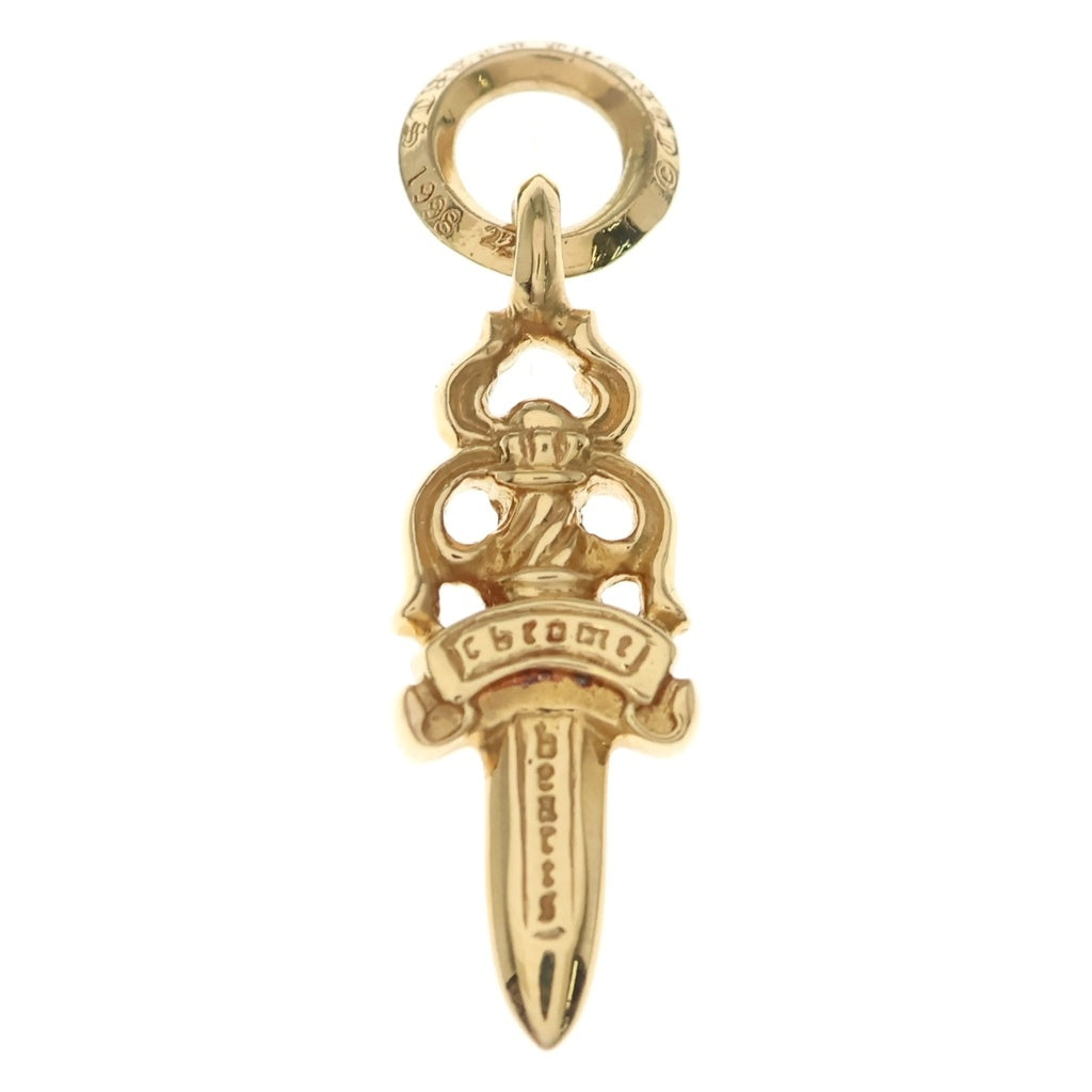 CHROME HEARTS(クロムハーツ) 22K #5DAGGER ダガーチャーム ネックレストップ ゴールド