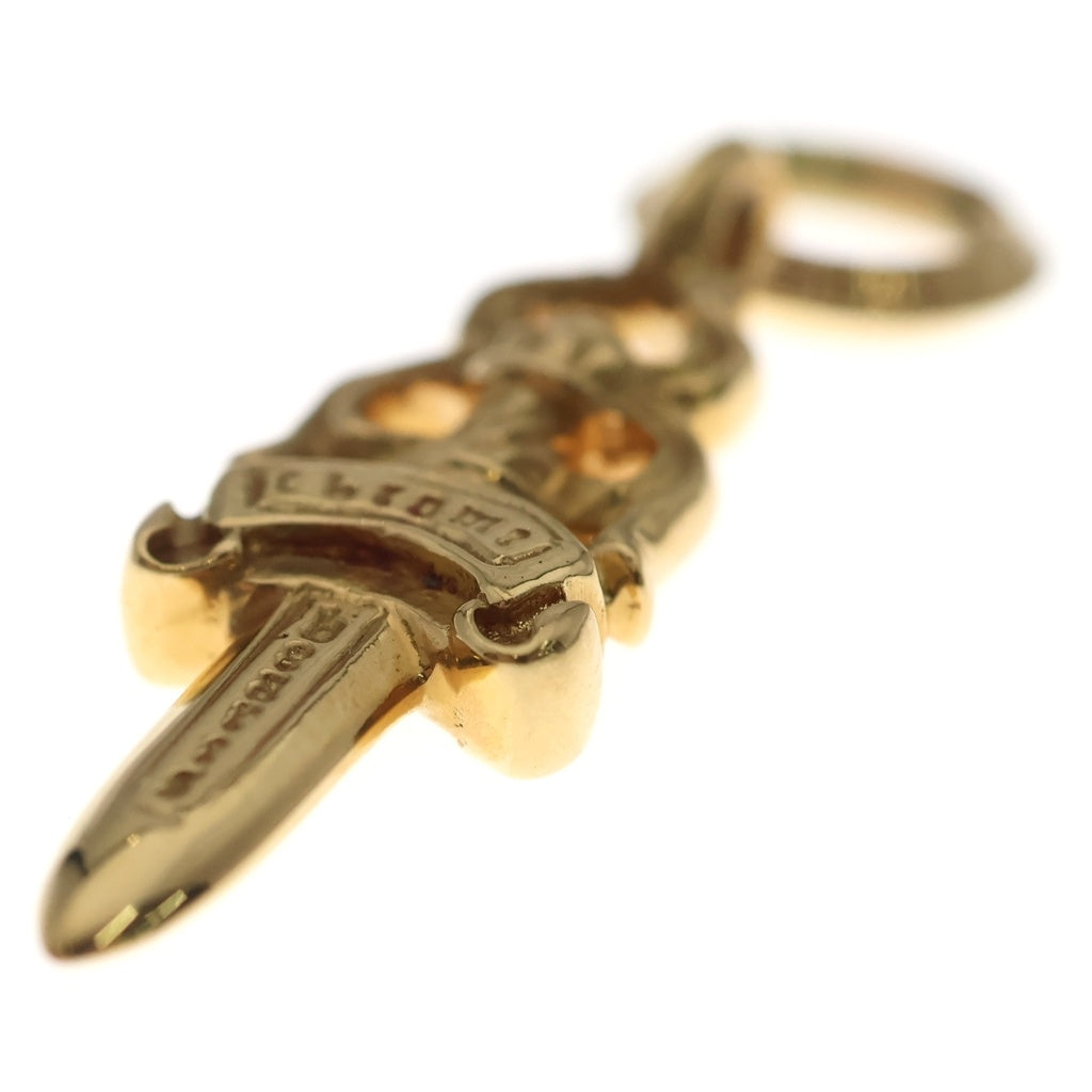 CHROME HEARTS(クロムハーツ) 22K #5DAGGER ダガーチャーム ネックレス