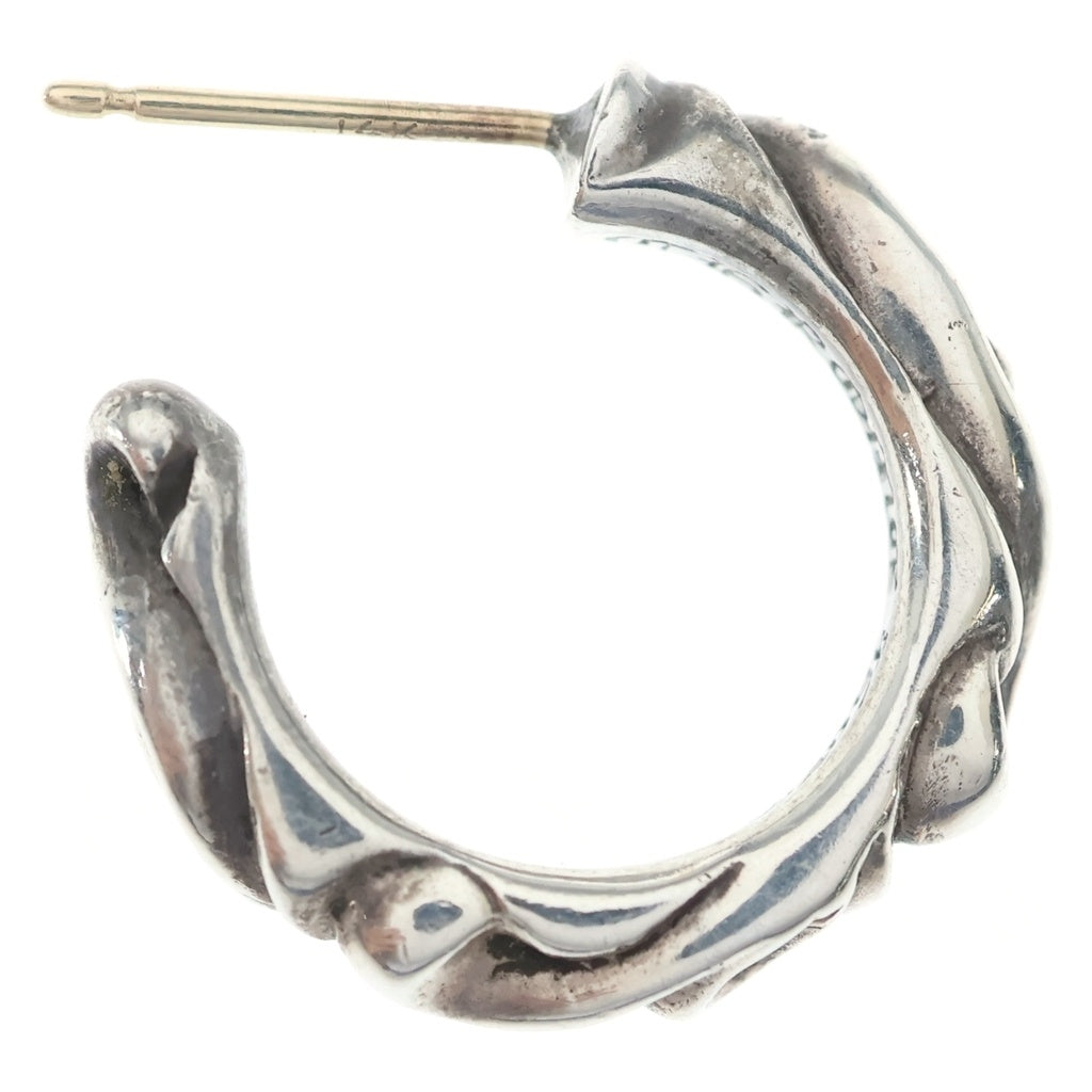 CHROME HEARTS(クロムハーツ) HOOP SCROOL スクロール フープピアス シルバー BCA102