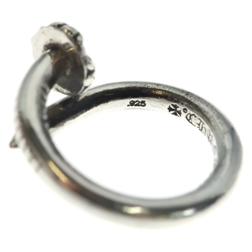 CHROME HEARTS(クロムハーツ) NAIL CRSBALL ネイル クロスボール リング シルバー BCA349