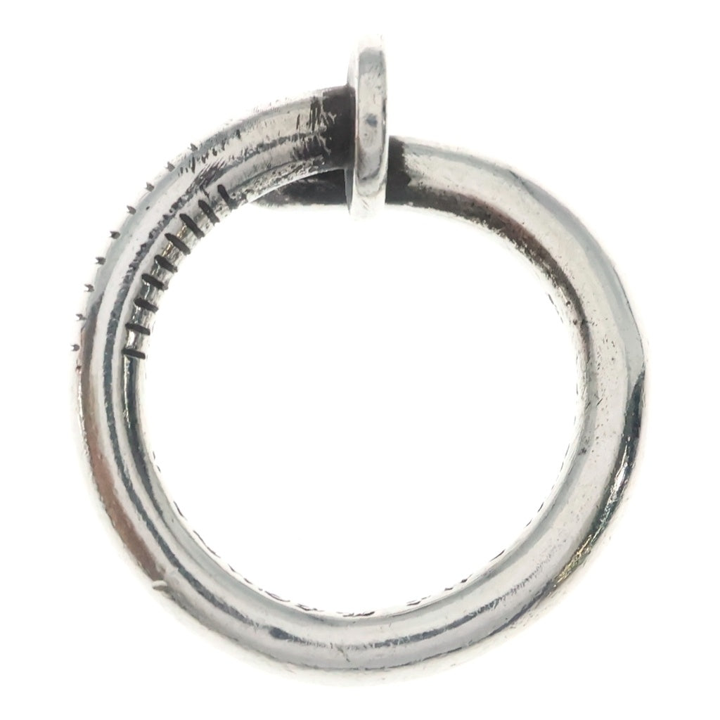 CHROME HEARTS(クロムハーツ) NAIL FLAT ネイル フラット リング シルバー BCA350