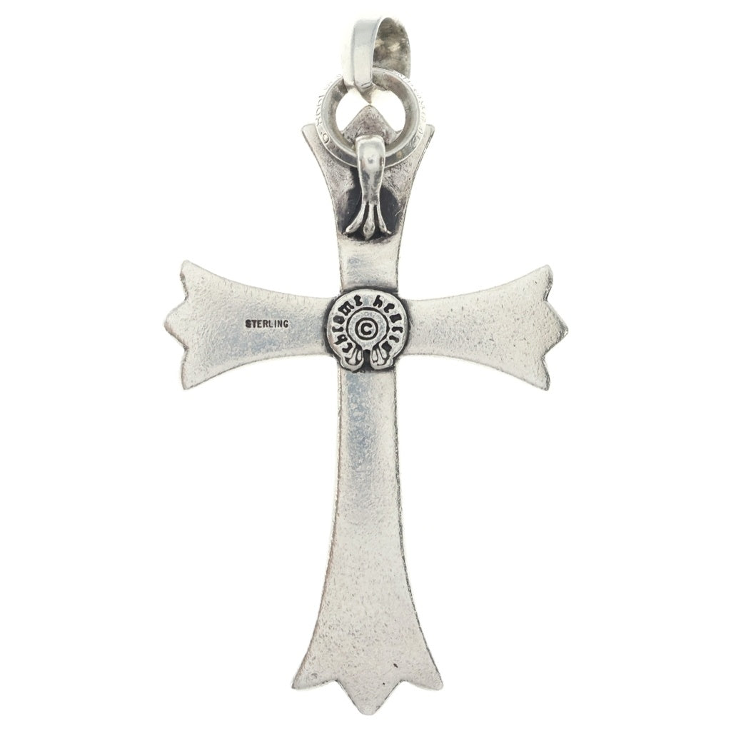 CHROME HEARTS(クロムハーツ) LG W BALE ラージCHクロス Wベイル ネックレストップ シルバー BCA393