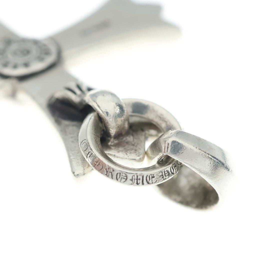 CHROME HEARTS(クロムハーツ) LG W BALE ラージCHクロス Wベイル ネックレストップ シルバー BCA393