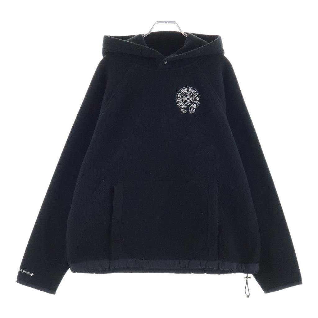CHROME HEARTS(クロムハーツ) YNT U DETENT HDPL FLC クロスボールボタン プルオーバー フリースパーカー