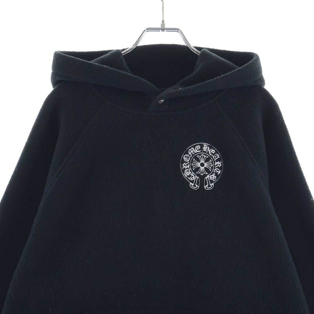 CHROME HEARTS(クロムハーツ) YNT U DETENT HDPL FLC クロスボールボタン プルオーバー フリースパーカー
