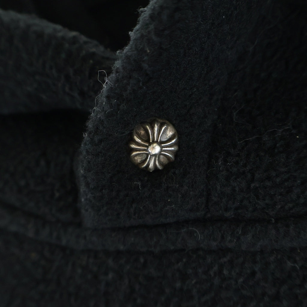 CHROME HEARTS(クロムハーツ) YNT U DETENT HDPL FLC クロスボールボタン プルオーバー フリースパーカー