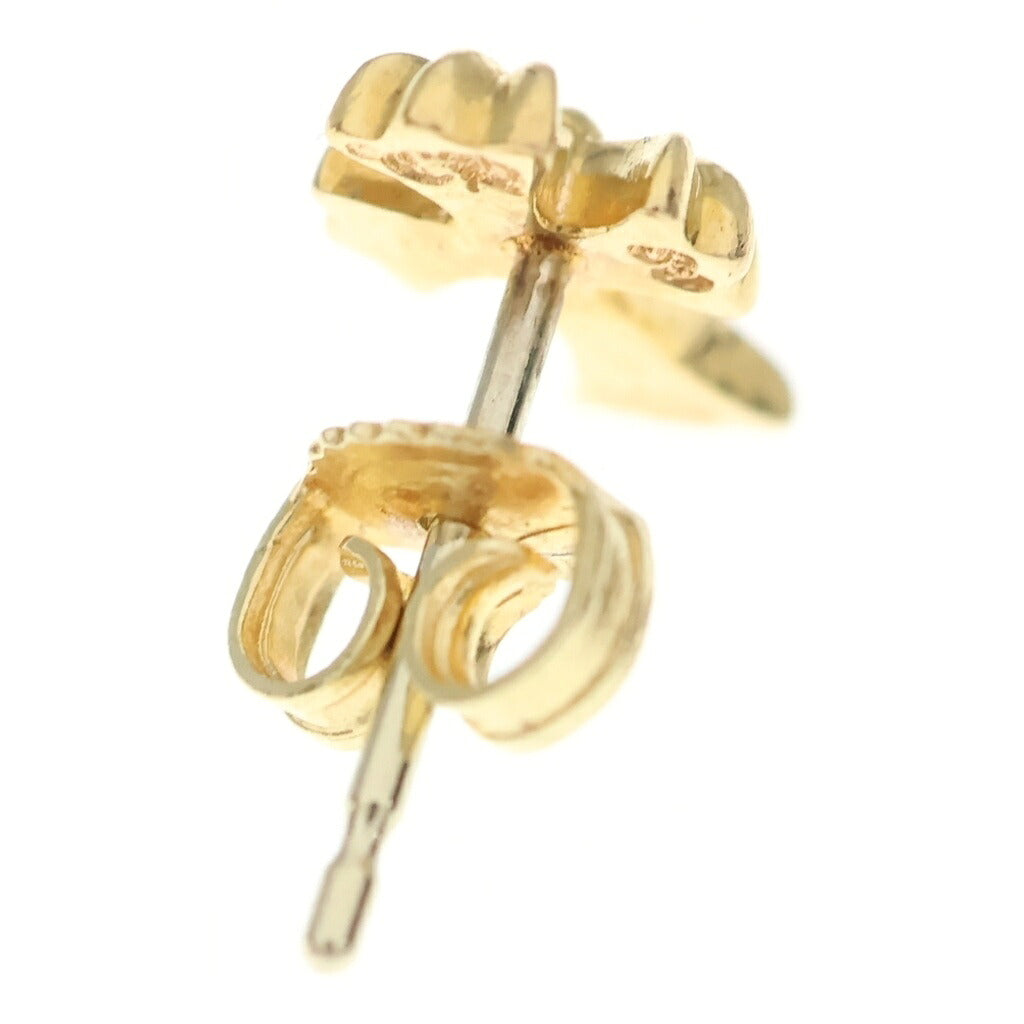 CHROME HEARTS(クロムハーツ) 22K CH CRSS 2 FAT CHクロスファット スタッドピアス ゴールド