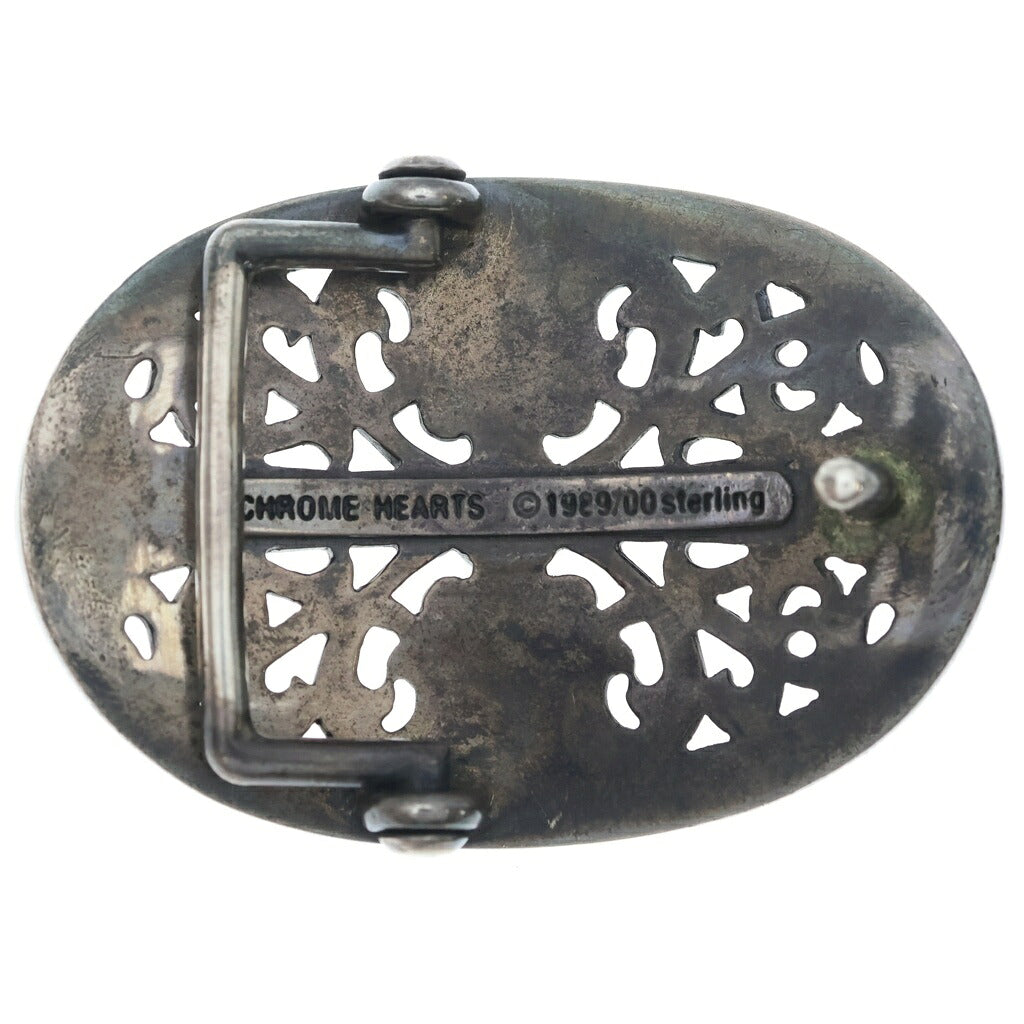 CHROME HEARTS(クロムハーツ) OVAL CROSS STRAP1.5クラシックオーバルクロスバックル シルバー BCA359