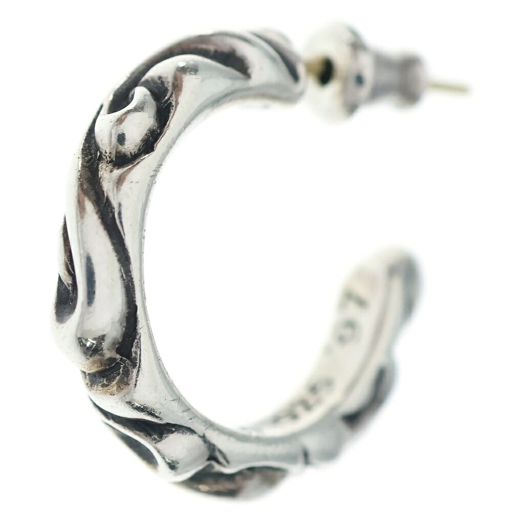 CHROME HEARTS(クロムハーツ) HOOP SCROOL スクロール フープピアス シルバー BCA102