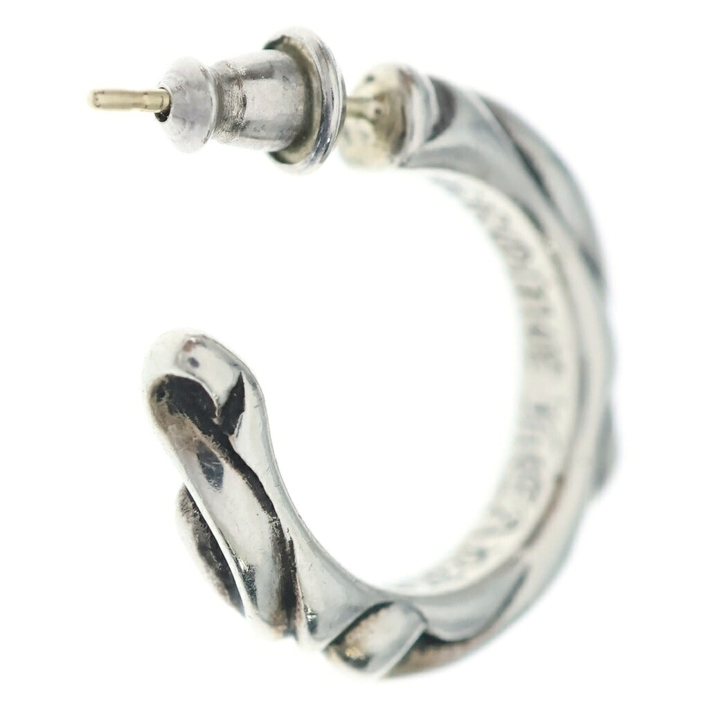 CHROME HEARTS(クロムハーツ) HOOP SCROOL スクロール フープピアス シルバー BCA102