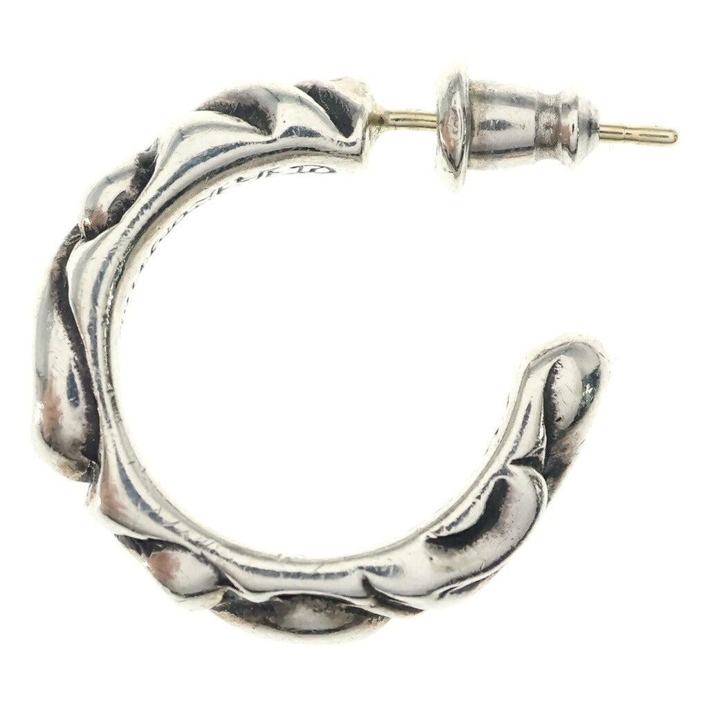 CHROME HEARTS(クロムハーツ) HOOP SCROOL スクロール フープピアス シルバー BCA102