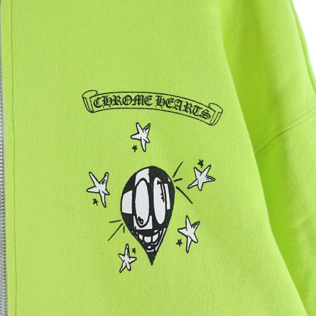 CHROME HEARTS(クロムハーツ) MATTY BOY PPO CHAIN GAME HOODIE マッティボーイ チェーンゲームリンク サーマル裏地ジップアップパーカー イエロー
