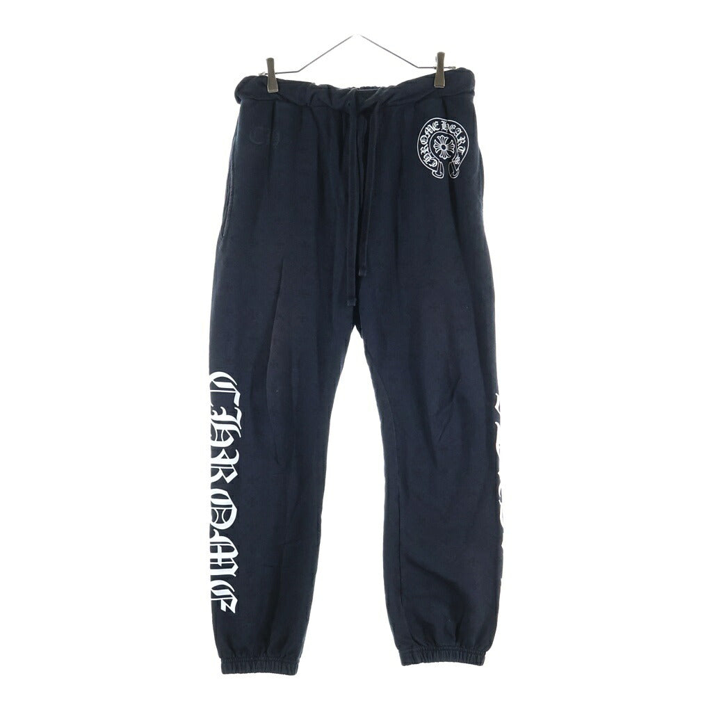 CHROME HEARTS(クロムハーツ) SWEAT PANTS CHプラス総柄 ホースシュープリント スウェットパンツ ブラック