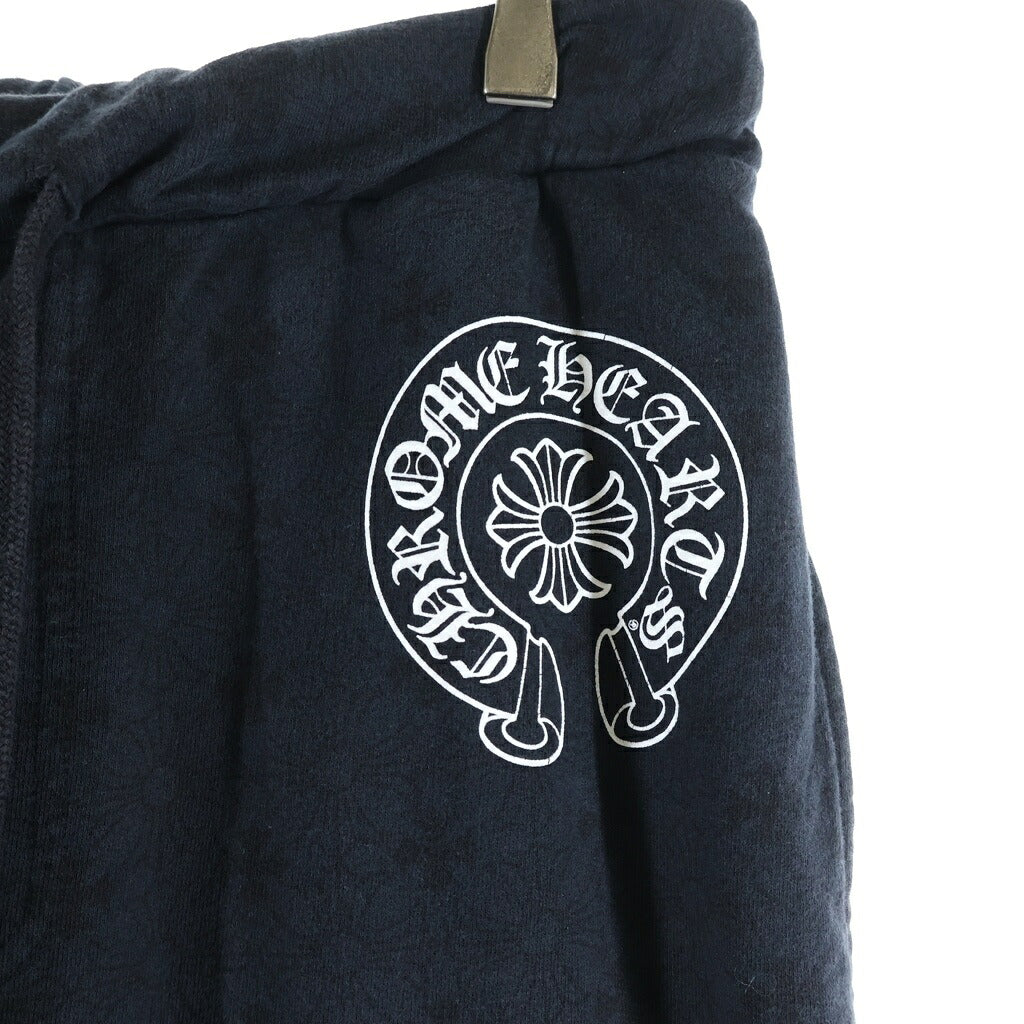 CHROME HEARTS(クロムハーツ) SWEAT PANTS CHプラス総柄 ホースシュープリント スウェットパンツ ブラック
