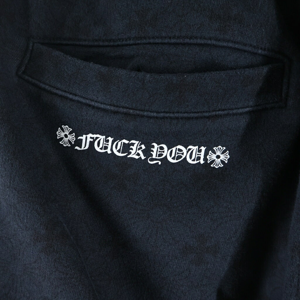 CHROME HEARTS(クロムハーツ) SWEAT PANTS CHプラス総柄 ホースシュープリント スウェットパンツ ブラック