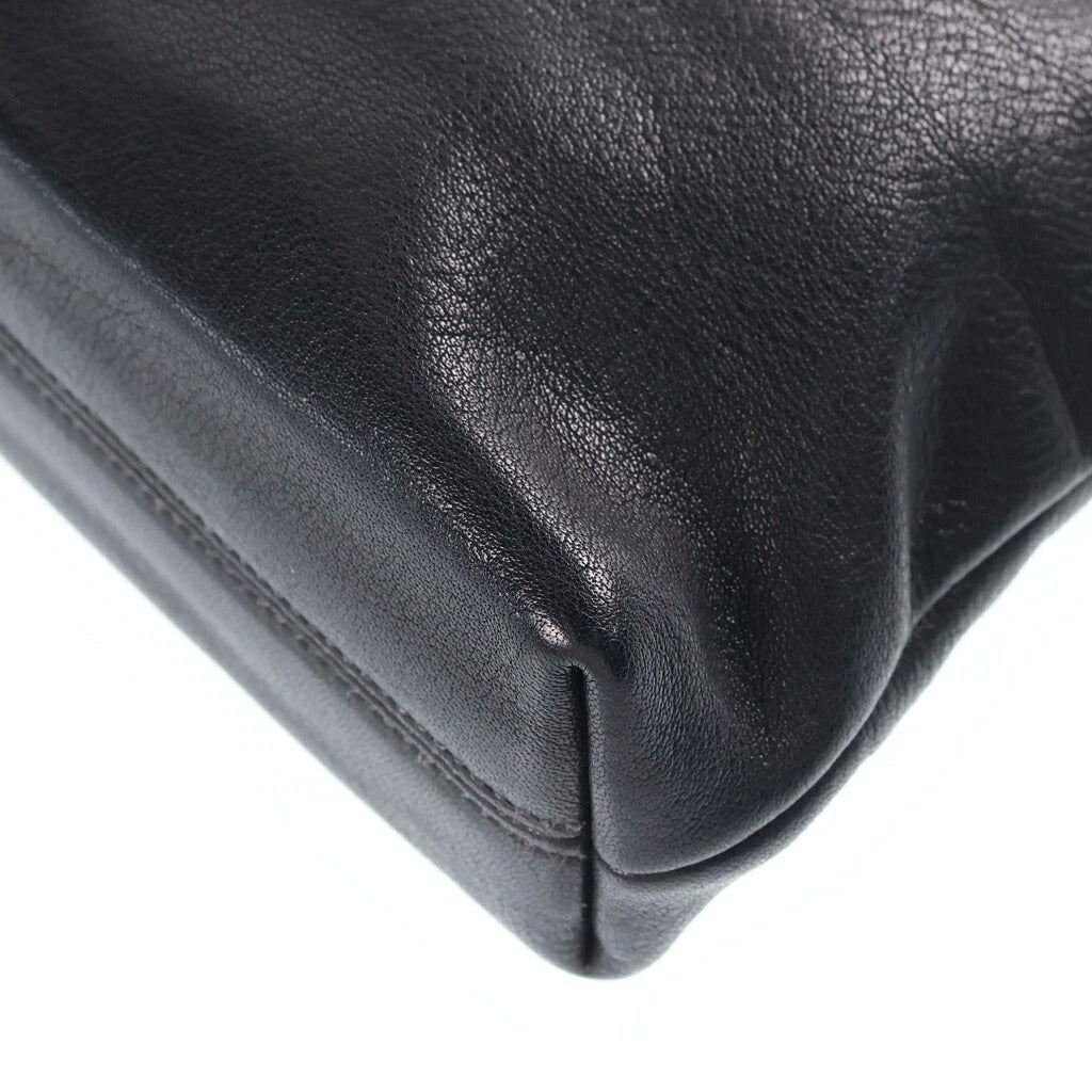 CHROME HEARTS(クロムハーツ) VIV ダガー付きレザーショルダーバッグ ブラック