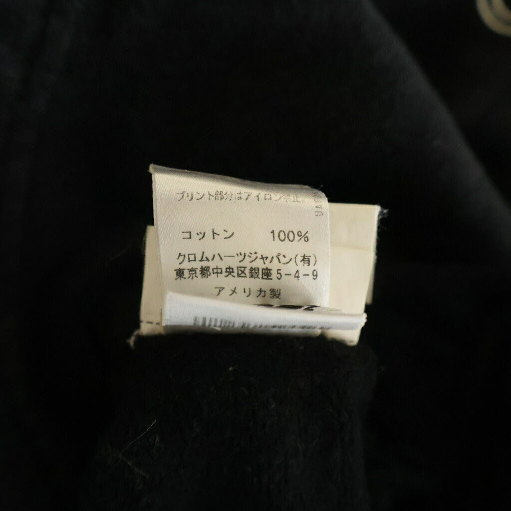 CHROME HEARTS(クロムハーツ) SWTSHRT PLVR アームロゴ ホースシュー プリントプルオーバーフーディ パーカー ブラック